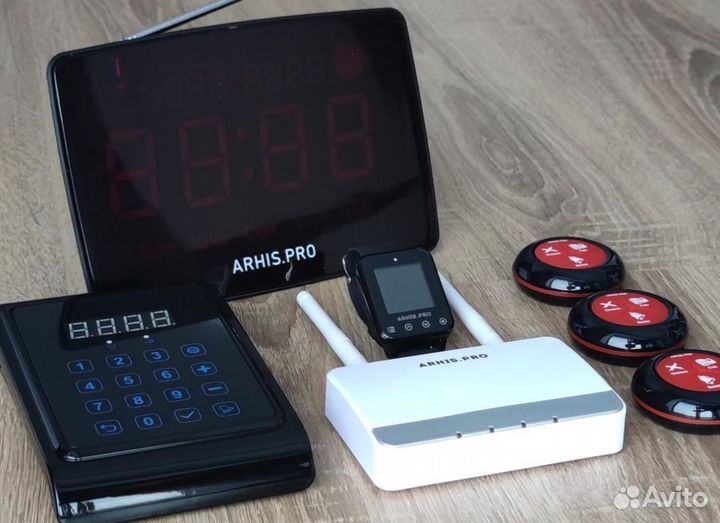 Пейджер официанта и кнопка вызова персонала кафе