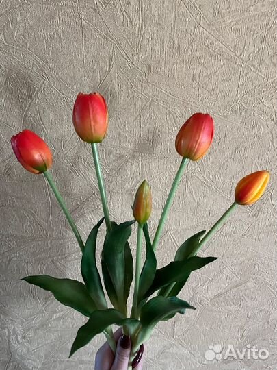 Силиконовые тюльпаны