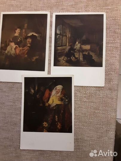 Окрытки репродукциий картин