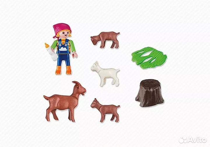 Playmobil 70420 Девочка с козами