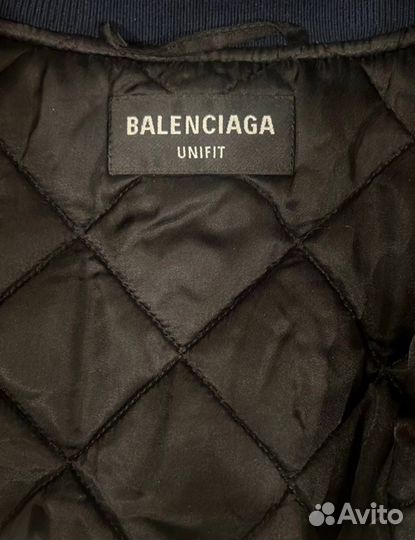 Balenciaga runway fur hood bomber