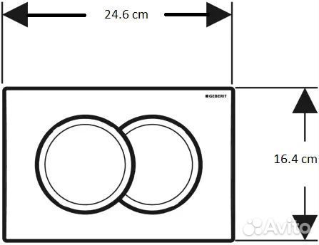 Инсталляция Geberit Duofix Delta 458.149.21.1