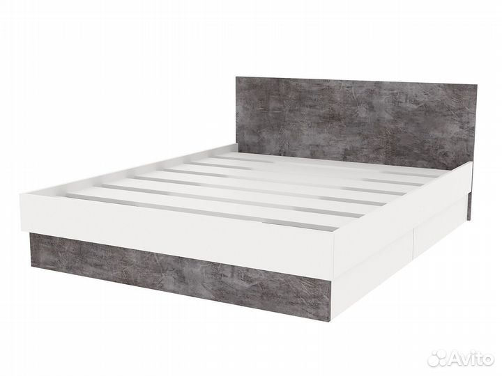 Сканди Кровать 1200 с ящиками