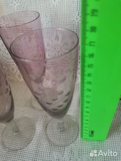 Рюмки цветное стекло СССР