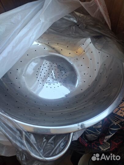 Большой дуршлаг с миской 40 см