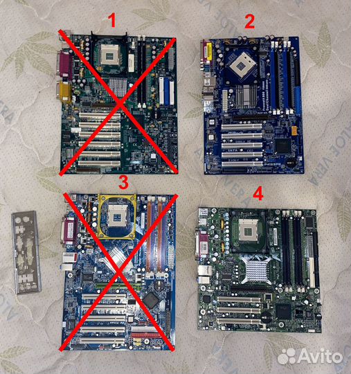 Ретро материнские платы Socket 478