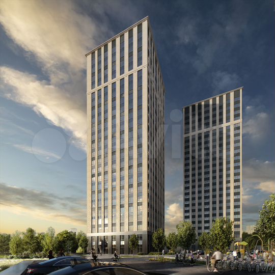 1-к. квартира, 43,5 м², 2/24 эт.