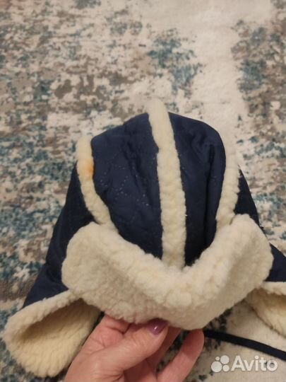 Шапка шлем для мальчика