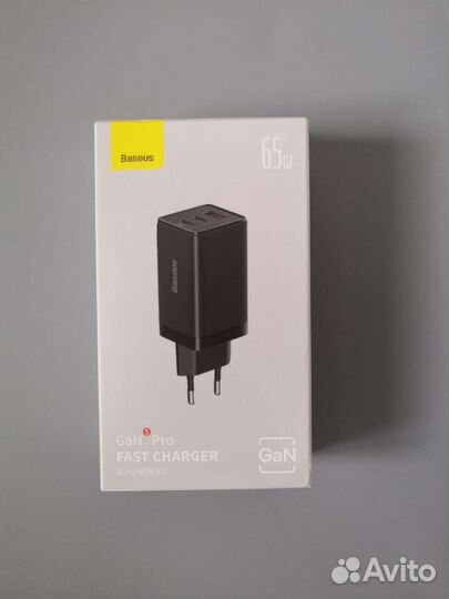 New зарядное устройство Baseus GaN5 Pro 65Вт 100Вт