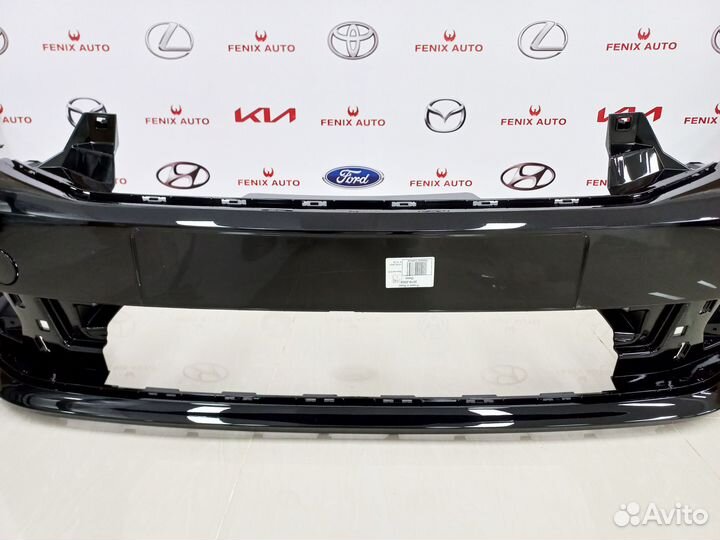 Бампер Передний Фольксваген Поло 15-20 Черный