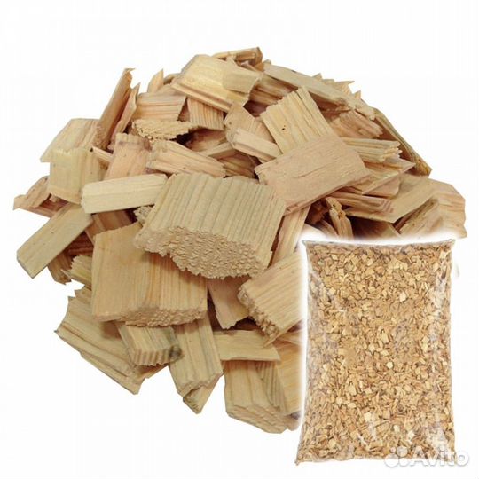 Декоративная щепа натуральная 50 л