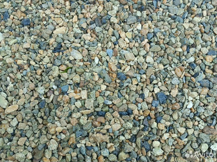Галька речная,крошка кварцевая