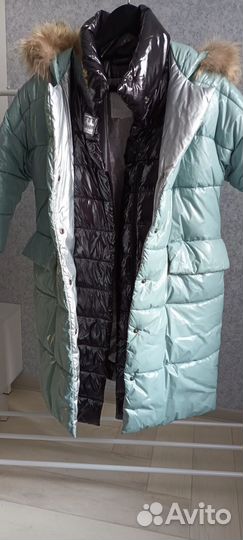 Пуховик на девочку 134