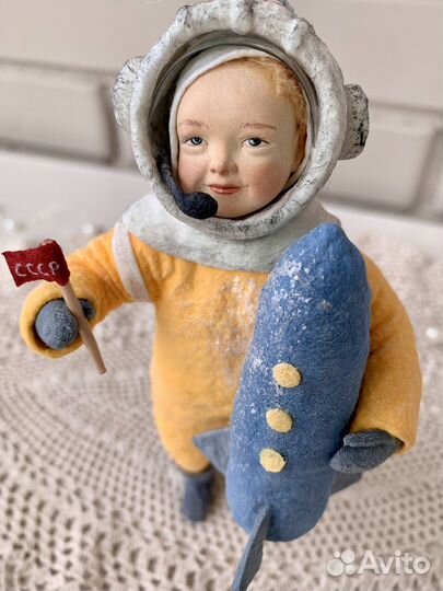 Ватные елочные игрушки