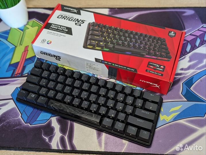 Клавиатура HyperX alloy origins 60 механика