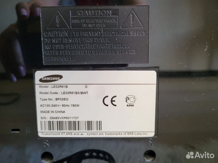 Телевизор Samsung 32 дюйма на детали