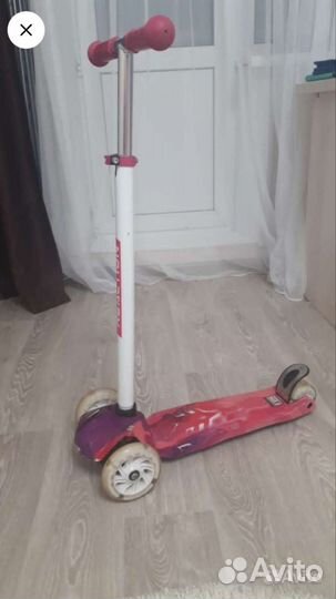 Самокат детский трехколесный бу