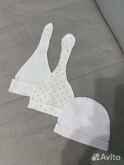 Шапочки для новорожденных