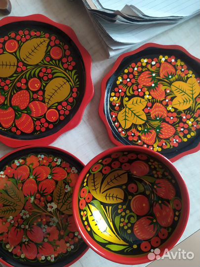 Деревянные ложки хохлома