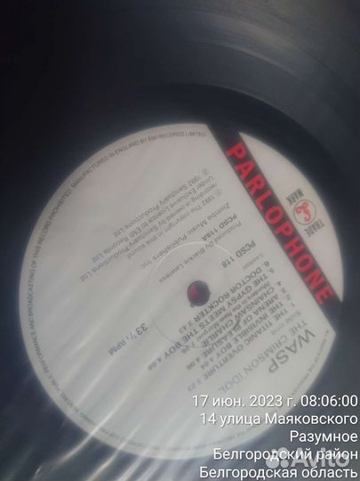 Wasp The crimson idol оригинал