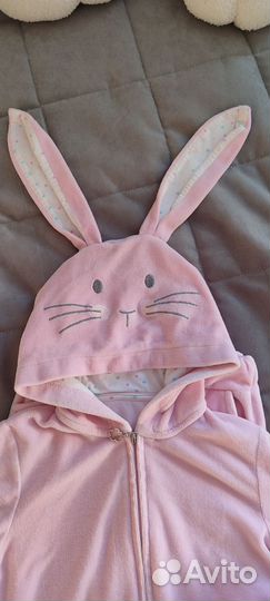 Велюровый костюм Зайка