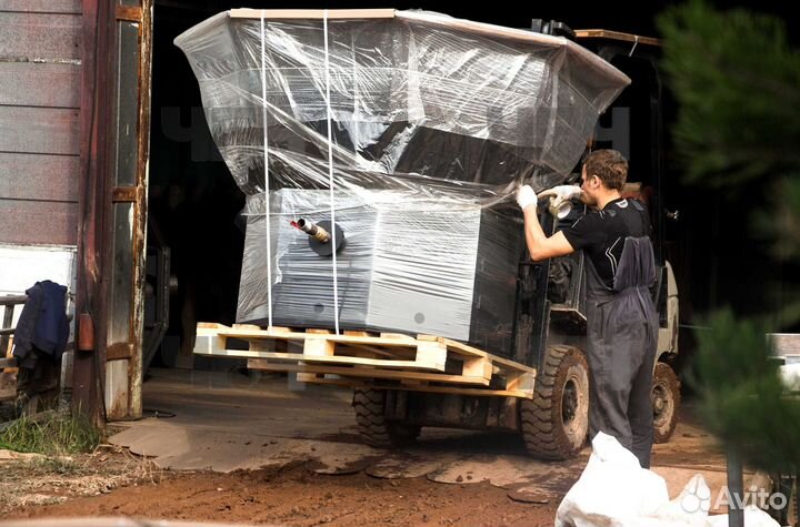 Банный чан на дровах. Купель