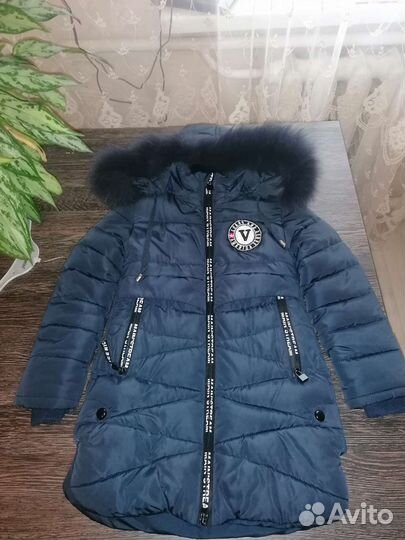 Куртка зимняя на девочку рост 98