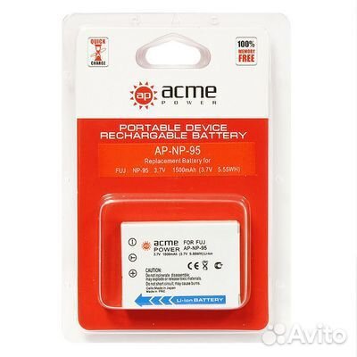 Аккумулятор AcmePower NP-95 для FujiFilm FinePix F
