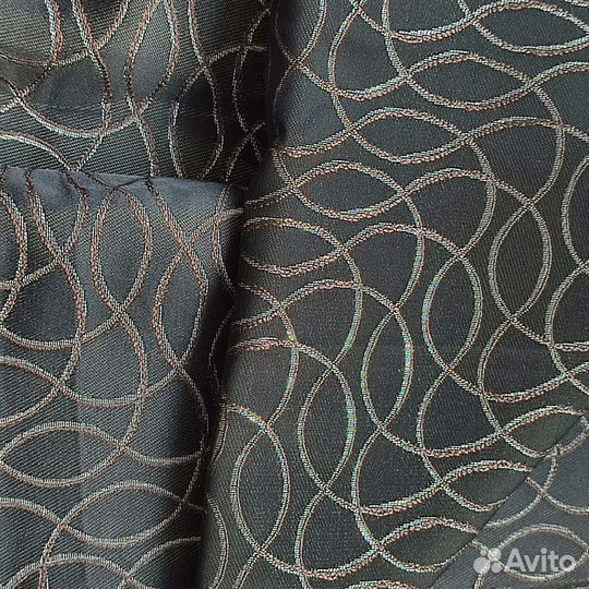 Отрез ткани, жаккард, натуральный состав