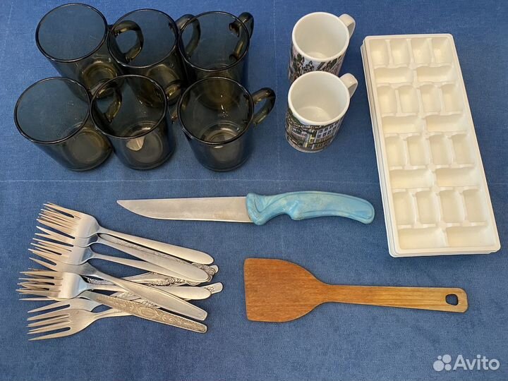 Чашка вилка нож лопатка и другое