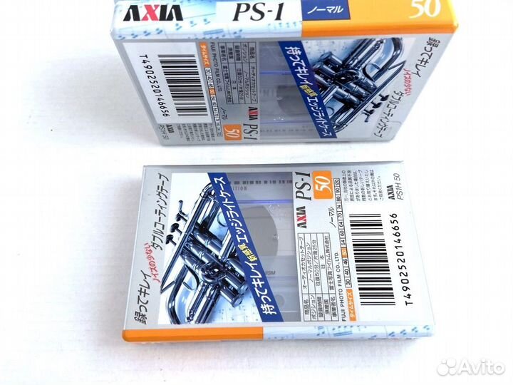 Аудиокассета кассета Axia (Fuji) PS-1 50 - 1996 г