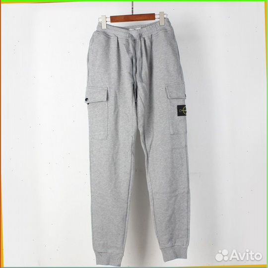 Широкие брюки карго Stone Island (Лучшее качество)