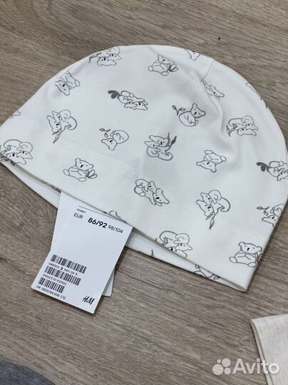 Шапочки для малыша хлопковые HM