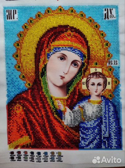 Икона бисером 