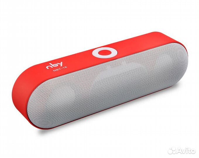 Портативная Bluetooth колонка Nby-18 (красный)