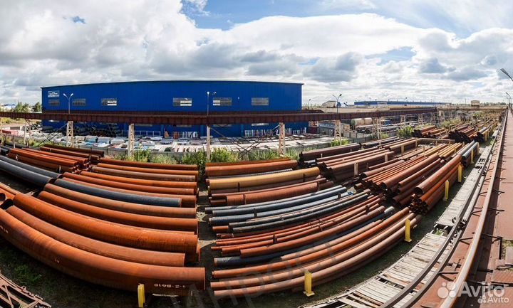 Прямошовная стальная труба 159х6 по ГОСТ 10705-80 из стали 09Г2С со склада Санкт- Петербург с достав