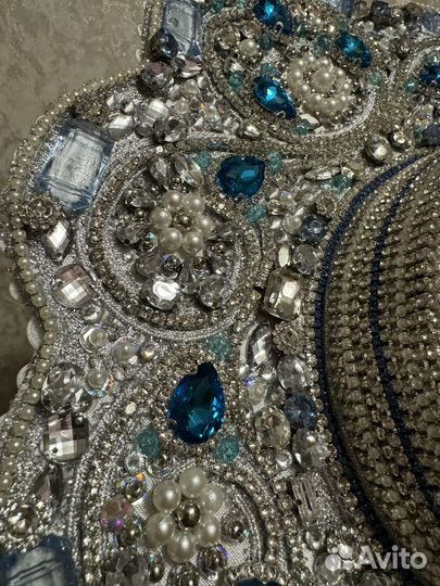 Костюм снегурочки взрослый ручная работа