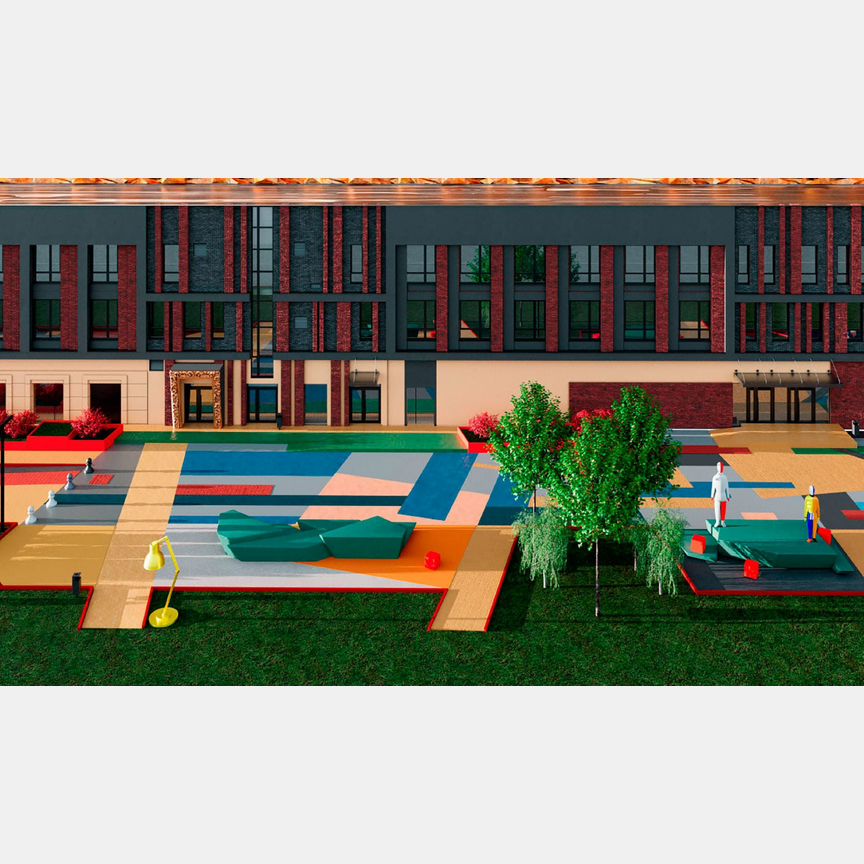 3-к. апартаменты, 61,1 м², 5/28 эт.