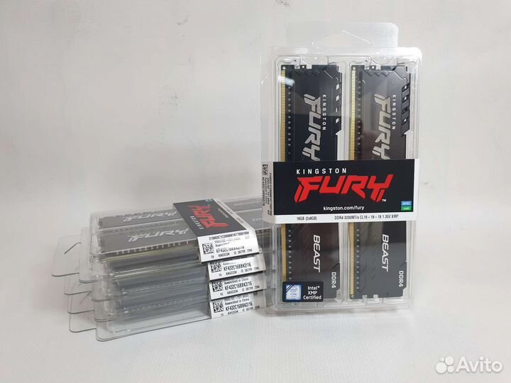 Оперативная память DDR4 16Gb (2x8) новая