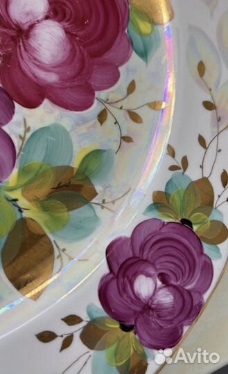 Блюдо большое Дулево Агашки