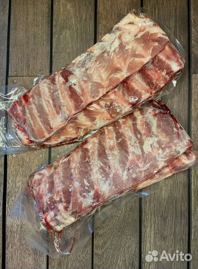 Ребра свиные для копчения. Мясо свинины