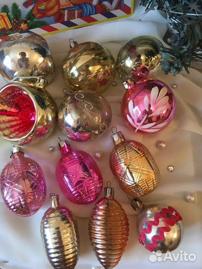 Игрушки елочные СССР