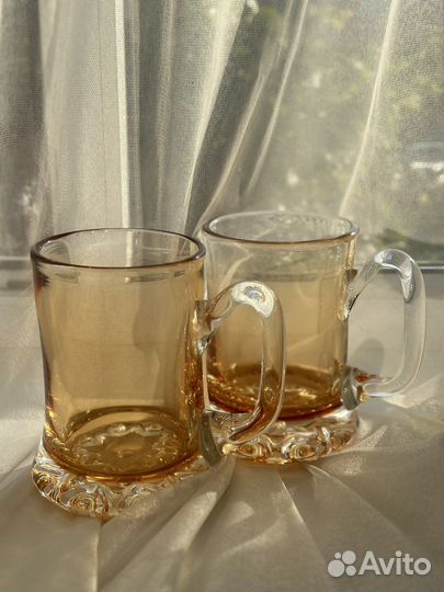 Красивые массивные пивные кружки советские