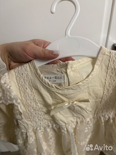 Платье боди 6-12 месяцев