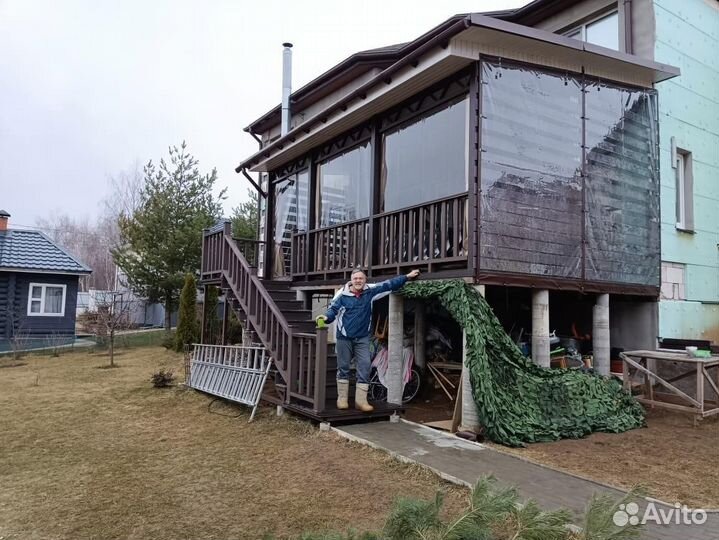 Мягкие окна (шторы) для террас, беседок, веранд