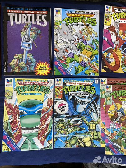 Комиксы черепашки ниндзя 90-х годов (Махаон)