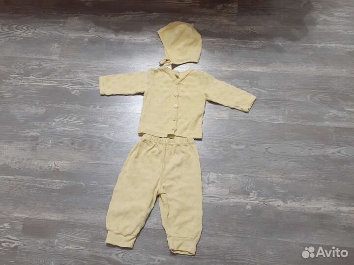 Вещи пакетом на девочку от 3 до 9 месяцев (68-74)