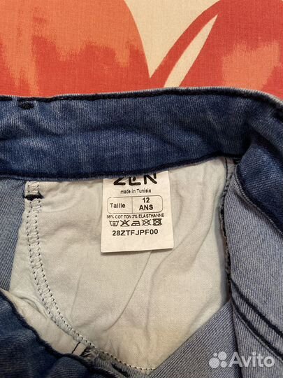 Джинсовая юбка для девочки 134