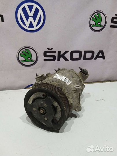 Компрессор кондиционера Skoda Rapid 2016