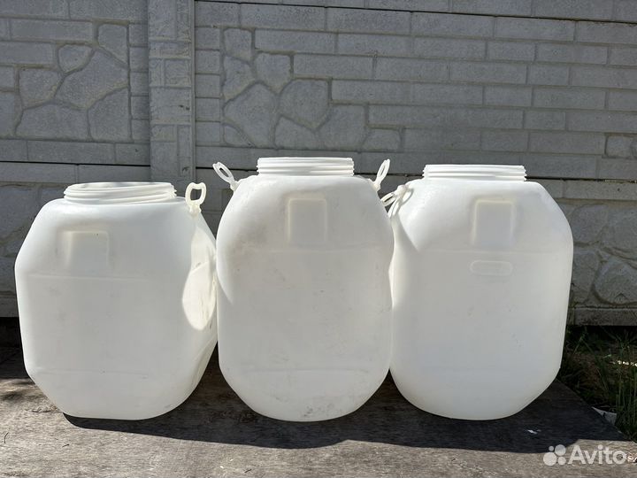 Бочки пищевые пластиковые 60л